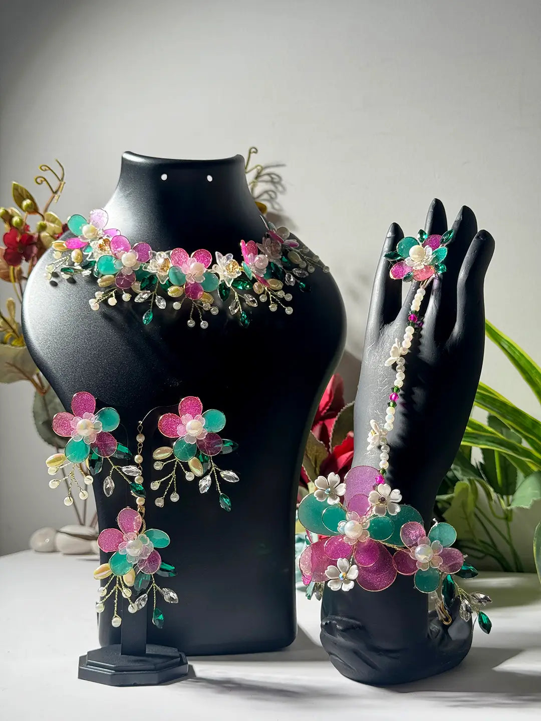 Cadet Blue@Full Necklace