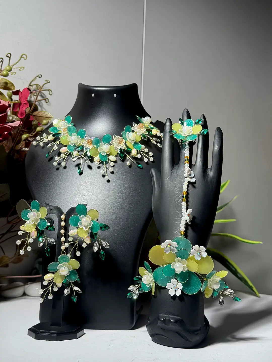 Seafoam green@Full Necklace