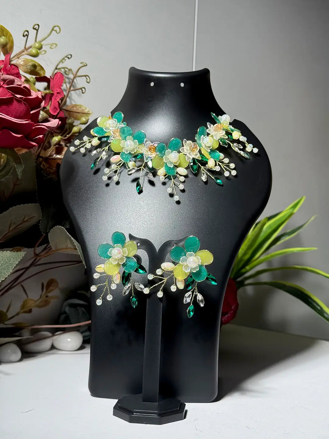 Seafoam green@Full Necklace