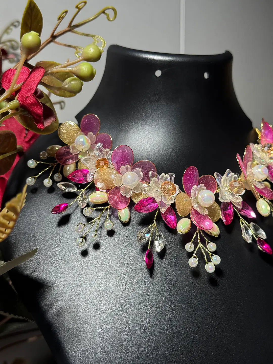 Deep Blush@Full Necklace