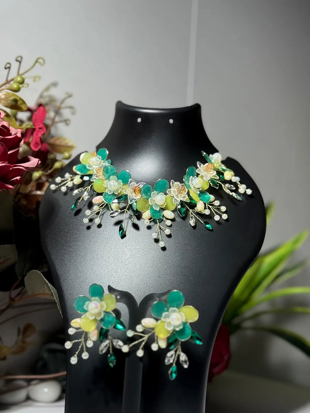 Seafoam green@Full Necklace