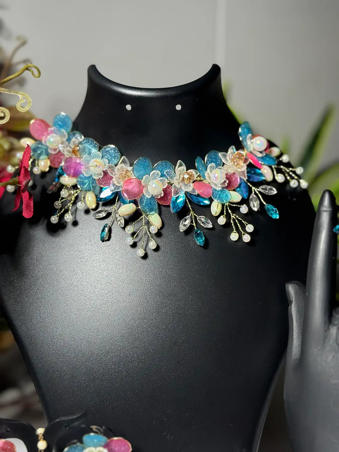 Teal@Full Necklace