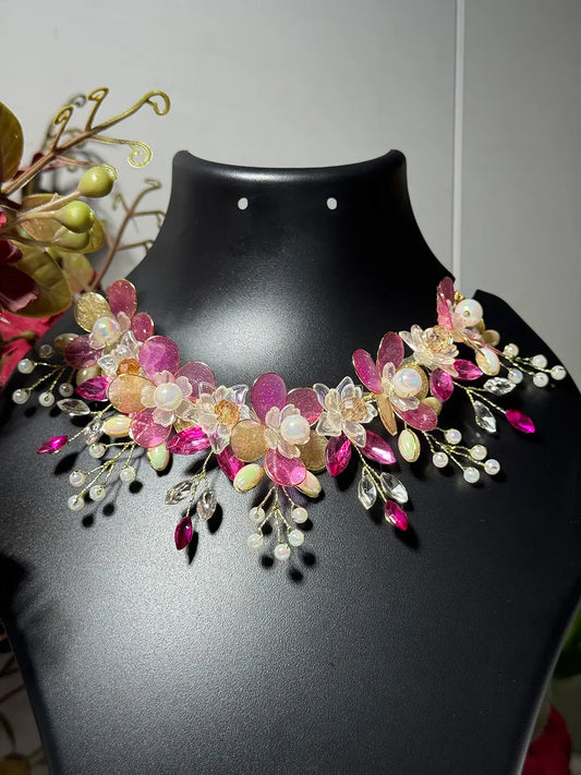 Deep Blush@Full Necklace