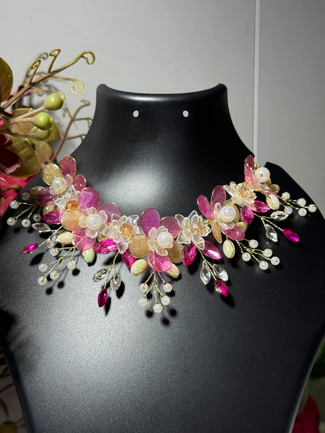 Deep Blush@Full Necklace