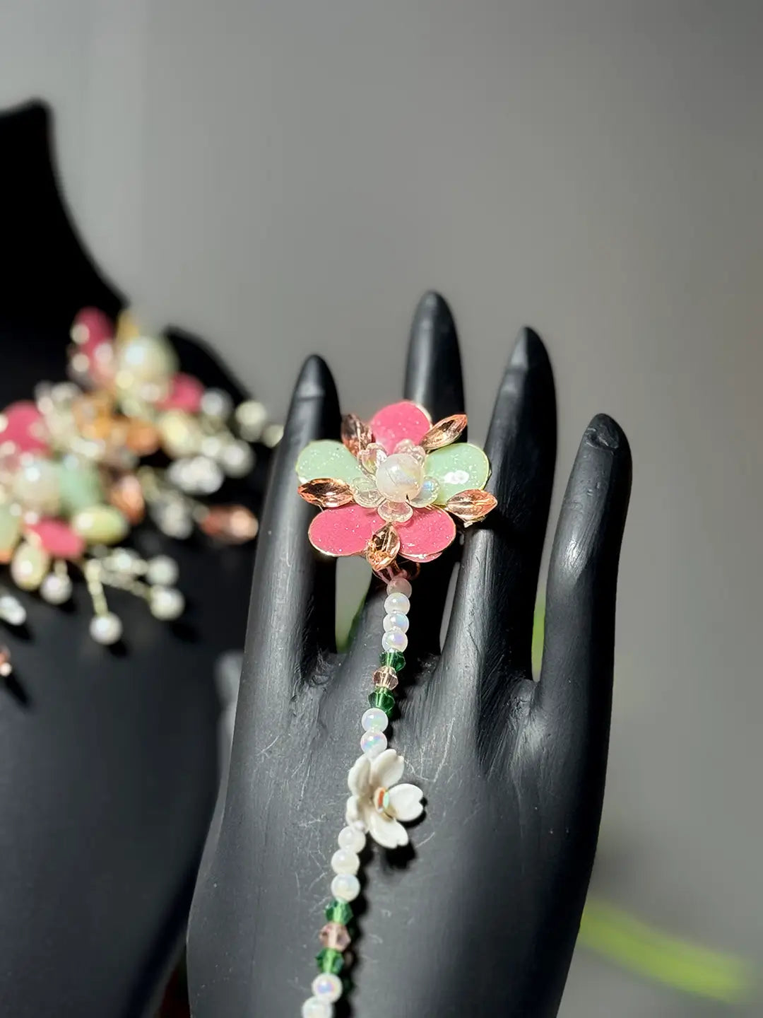 Rose Pink@Full Necklace