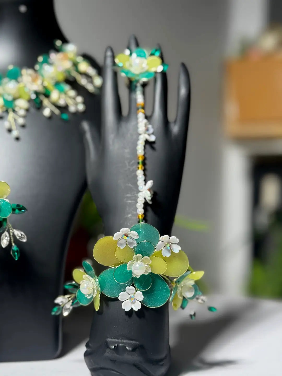 Seafoam green@Full Necklace