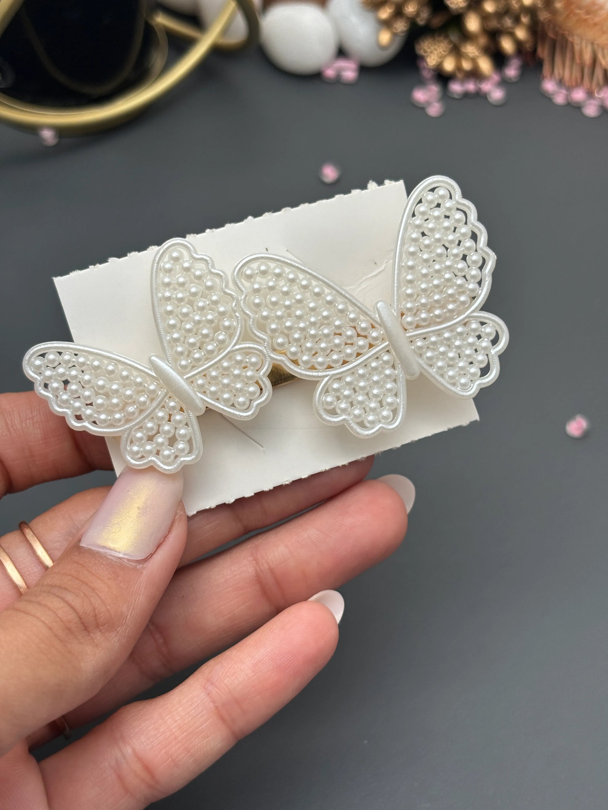 Pearl Whimsy Hair Clip