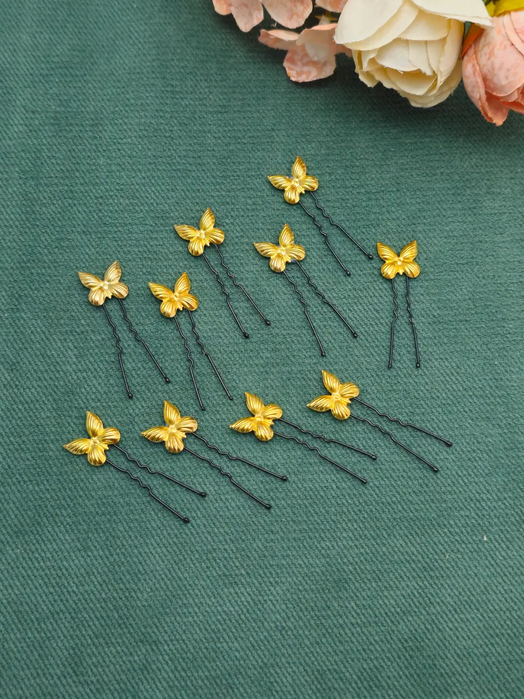 Golden Butterfly hair pin