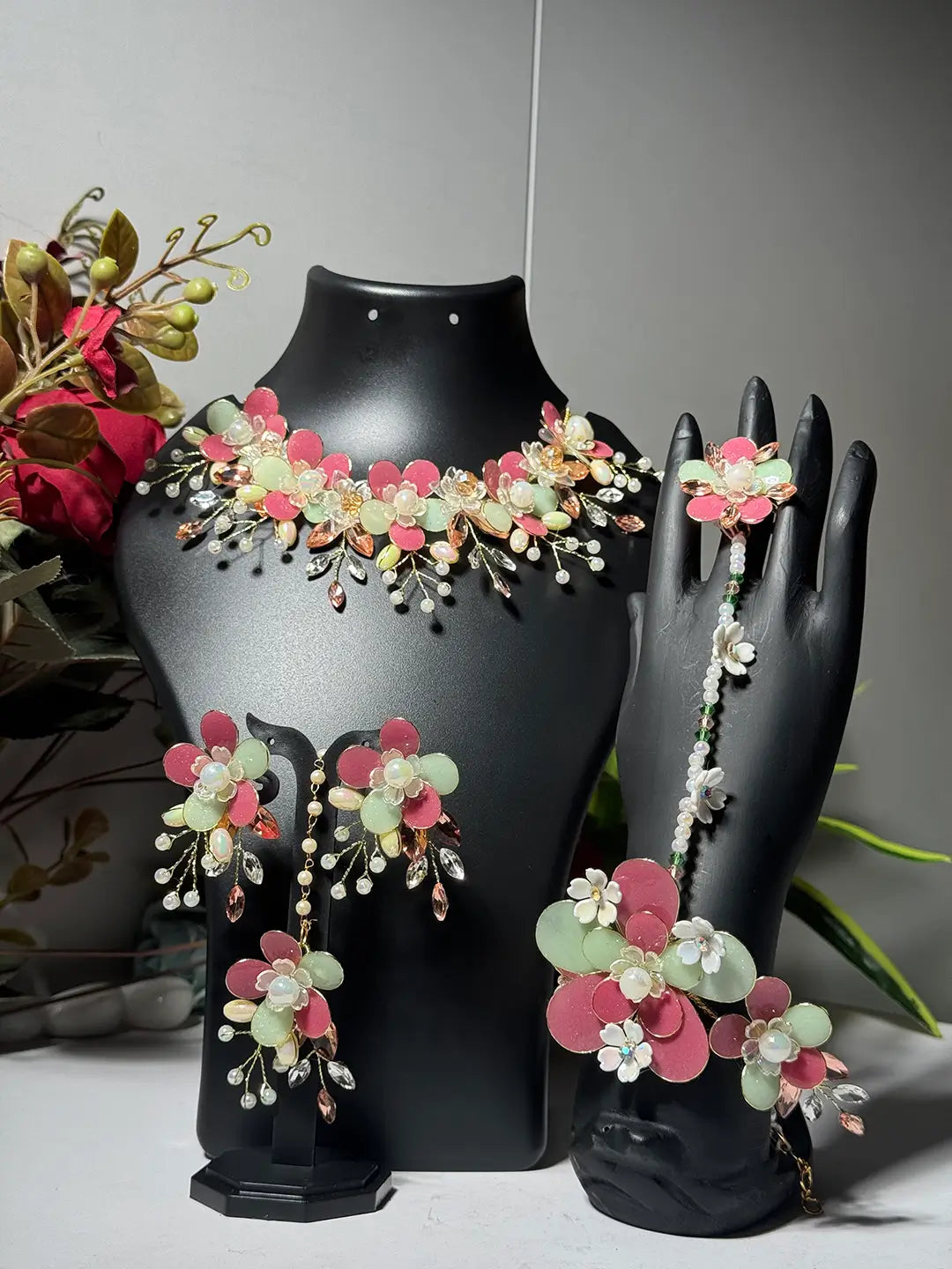 Rose Pink@Full Necklace
