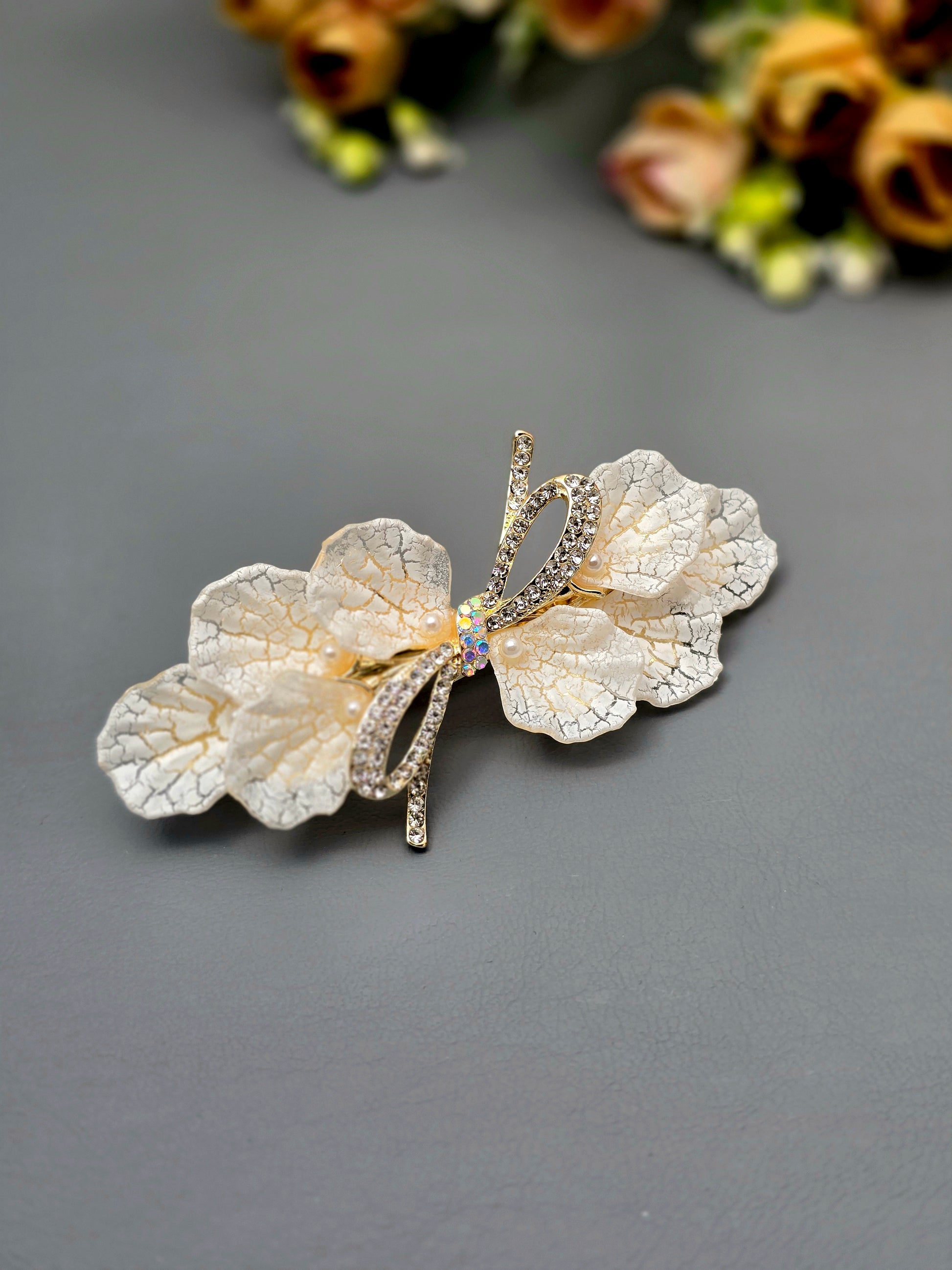 Fancy Party Wear Shell Hair Barrette Clip