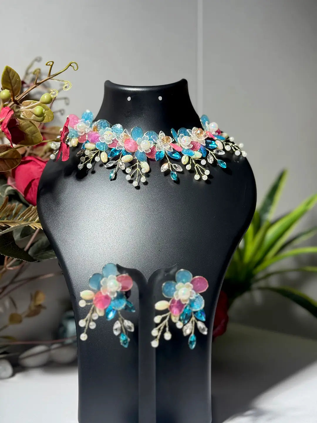Teal@Full Necklace