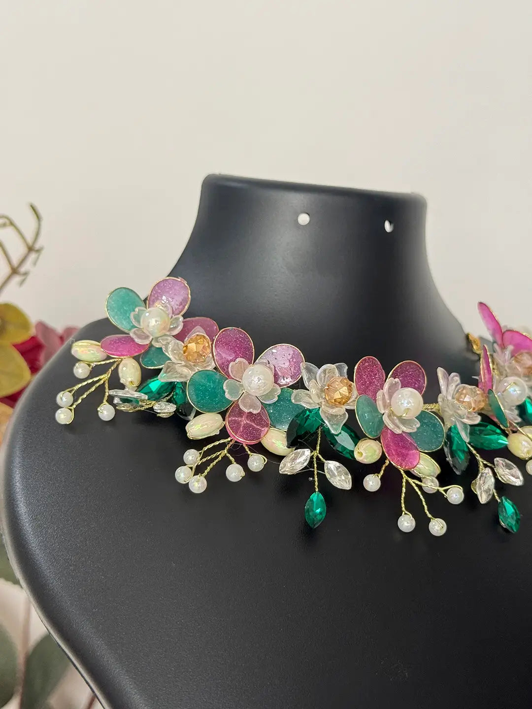 Teal@Full Necklace