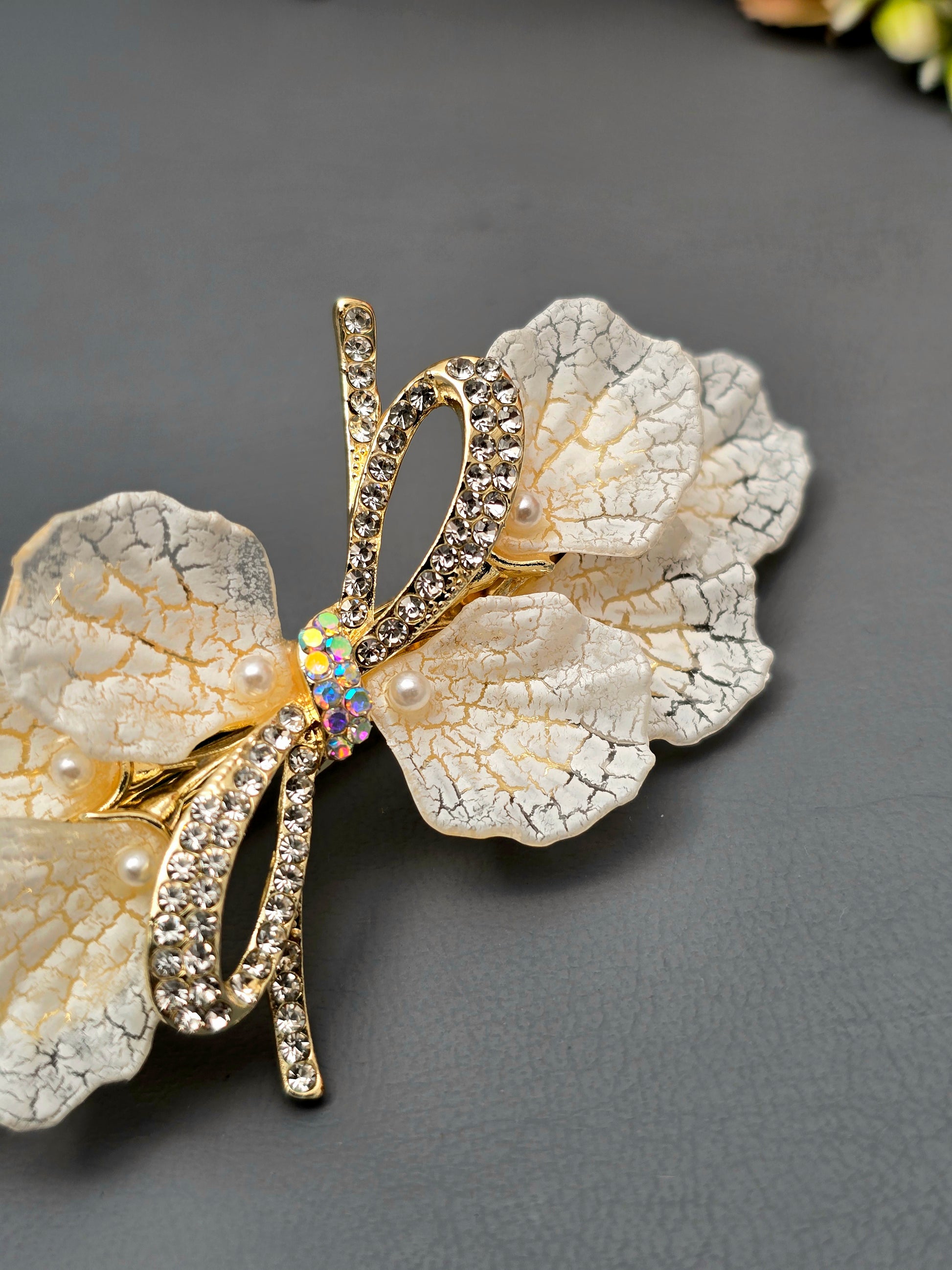 Fancy Party Wear Shell Hair Barrette Clip