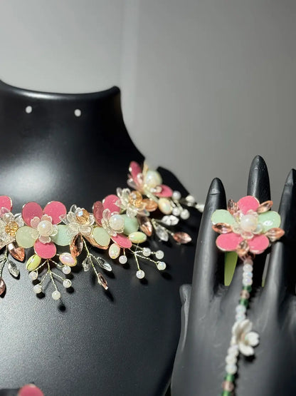Rose Pink@Full Necklace
