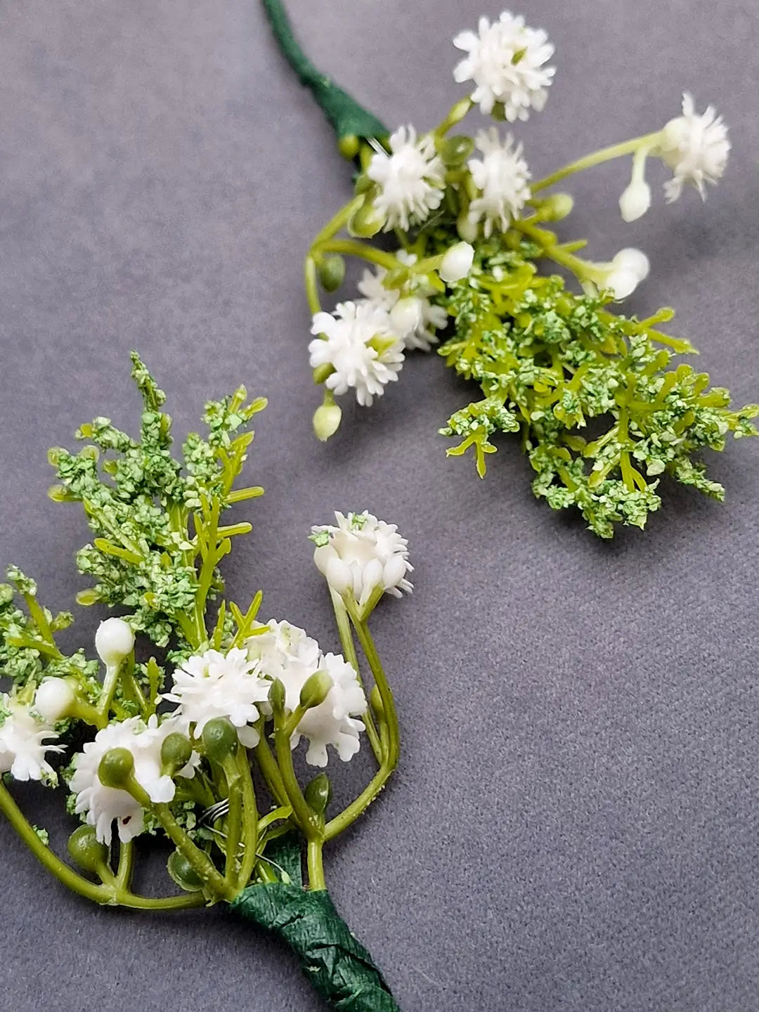 Whispering Green Clusters Hair Pin
