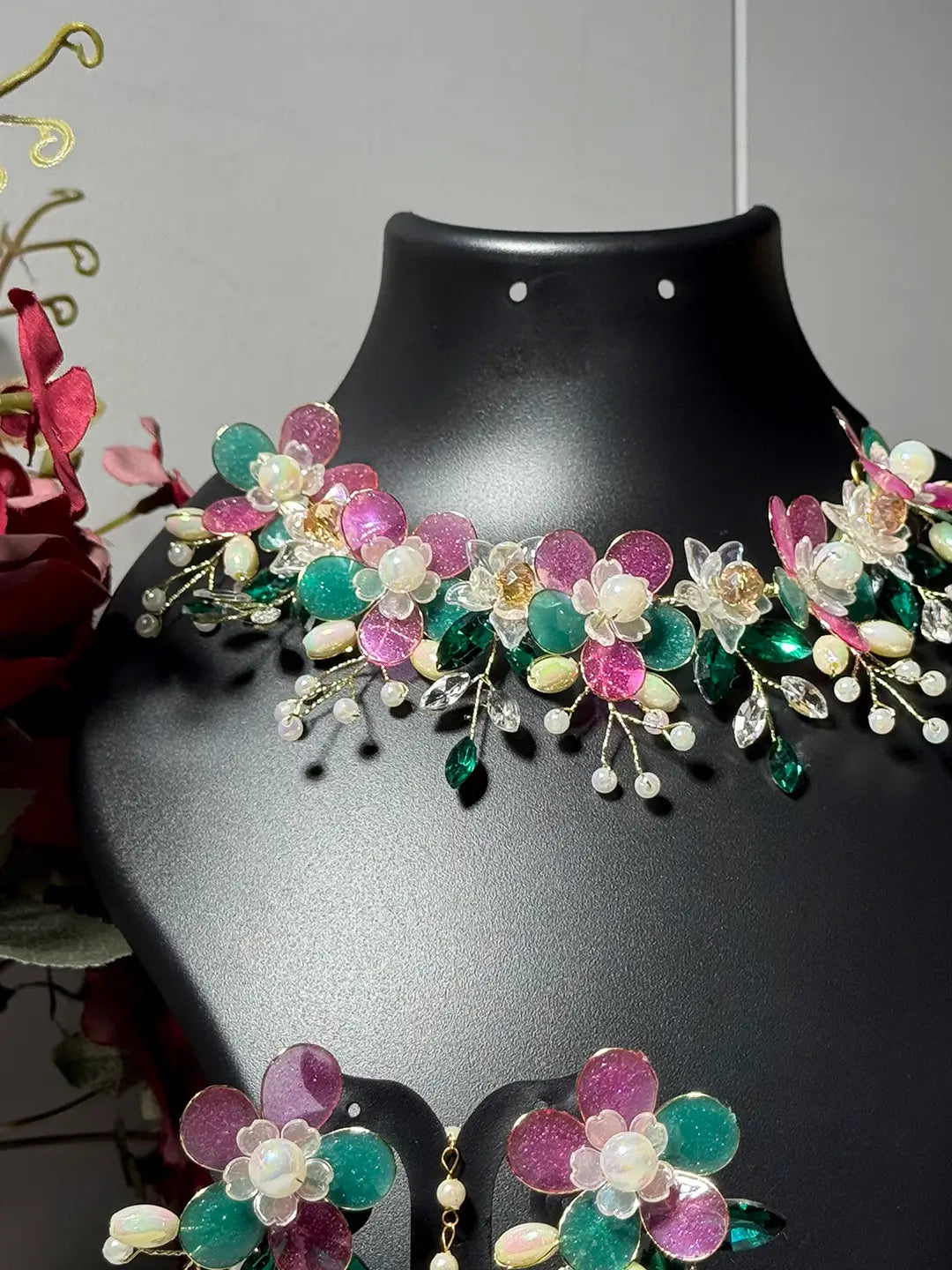 Teal@Full Necklace
