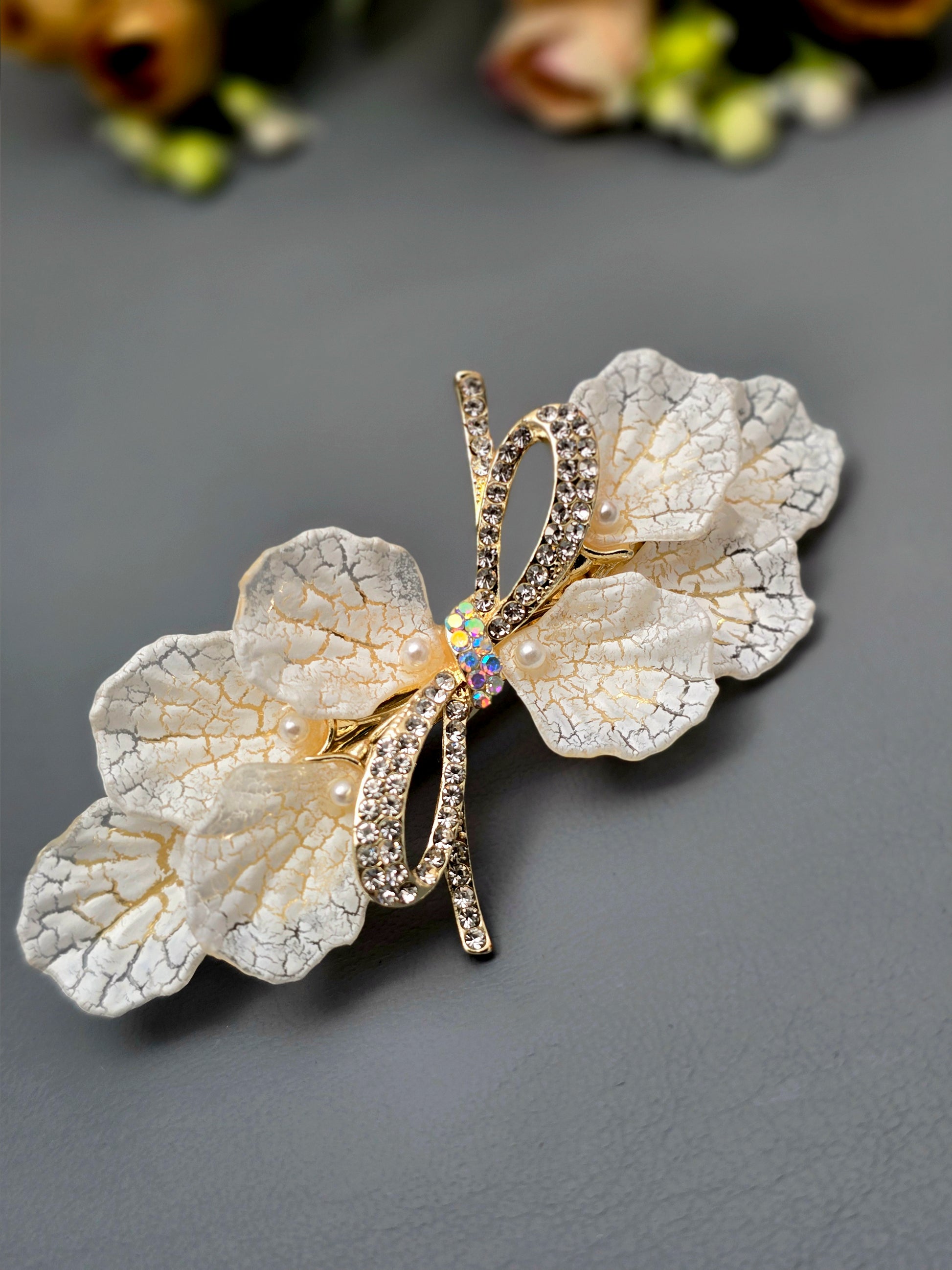 Fancy Party Wear Shell Hair Barrette Clip