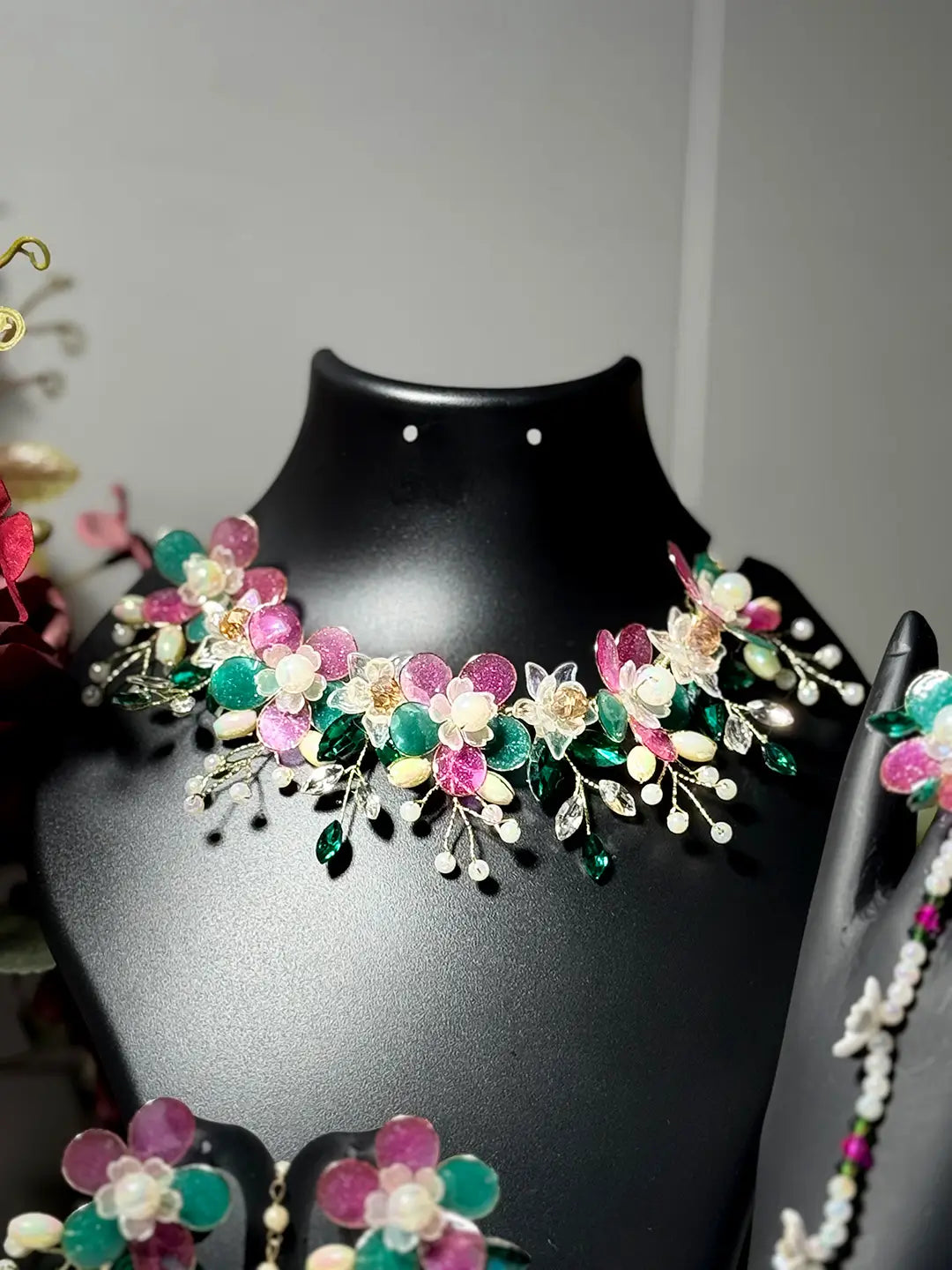 Teal@Full Necklace