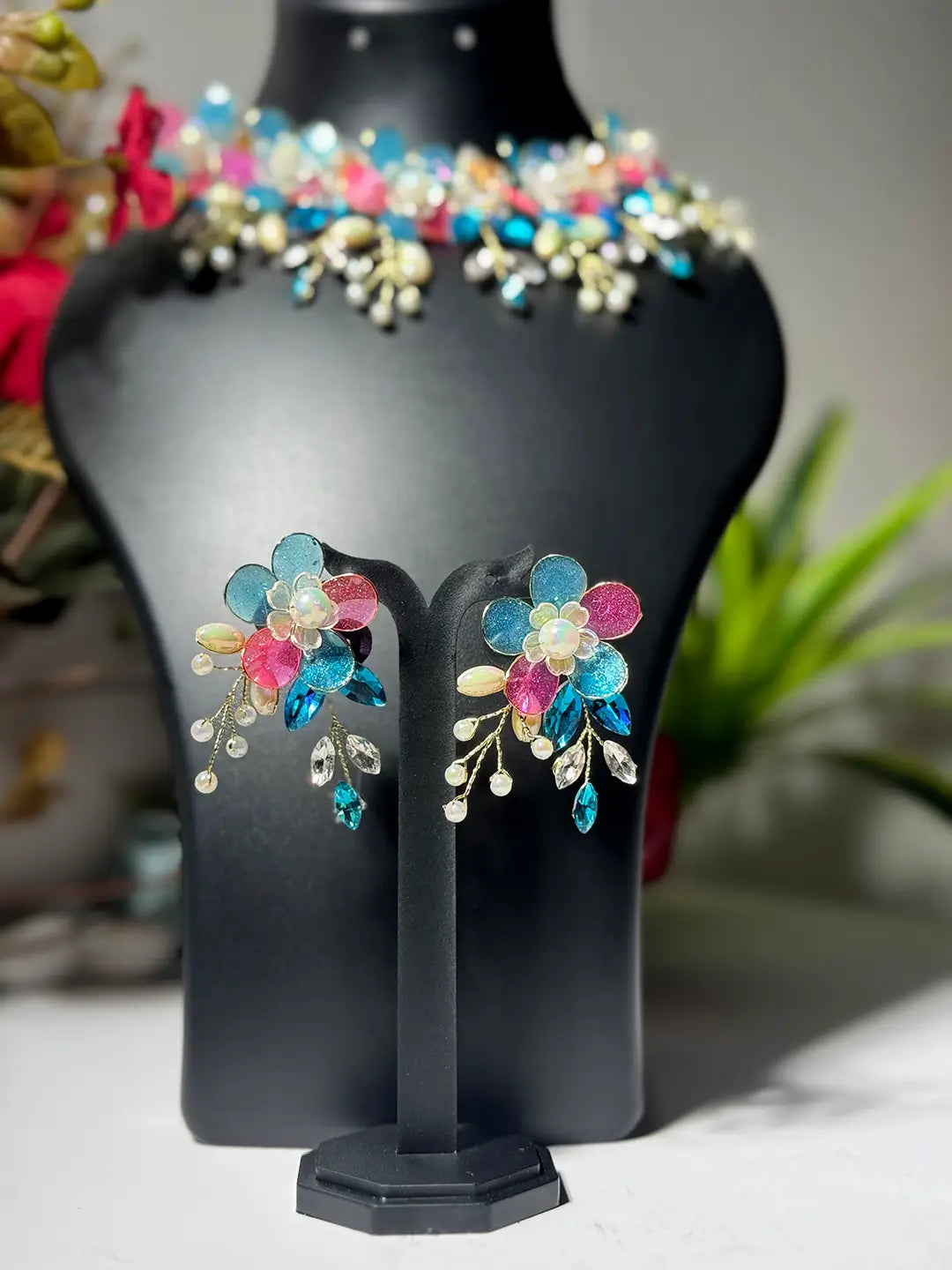 Teal@Full Necklace