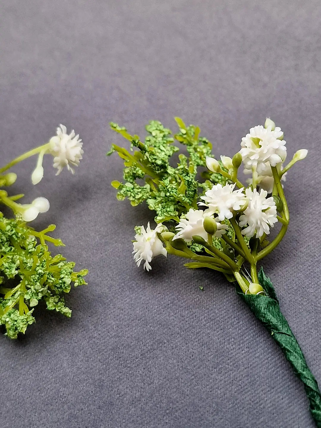 Whispering Green Clusters Hair Pin