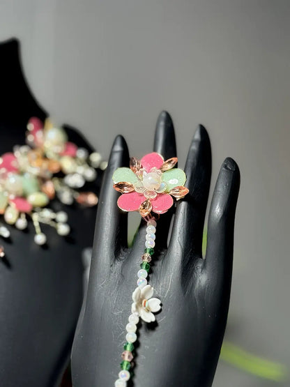 Rose Pink@Full Necklace