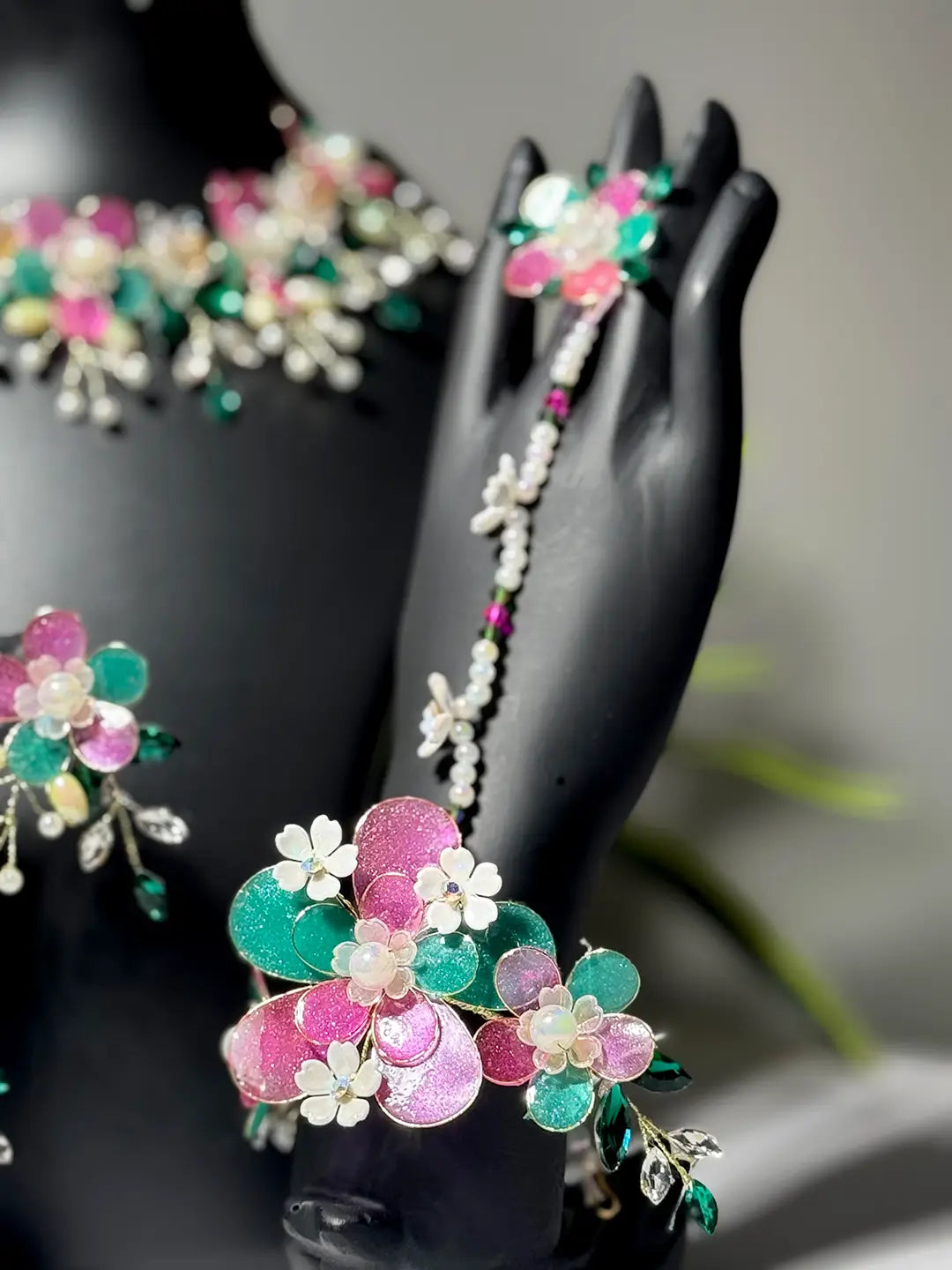 Teal@Full Necklace