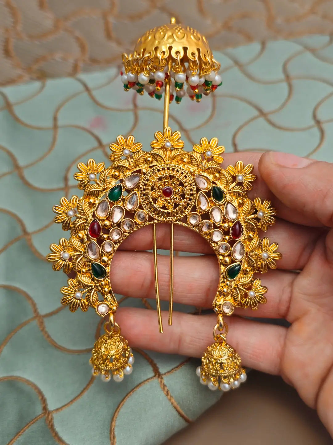 Traditional Kundan Hair Jewellery