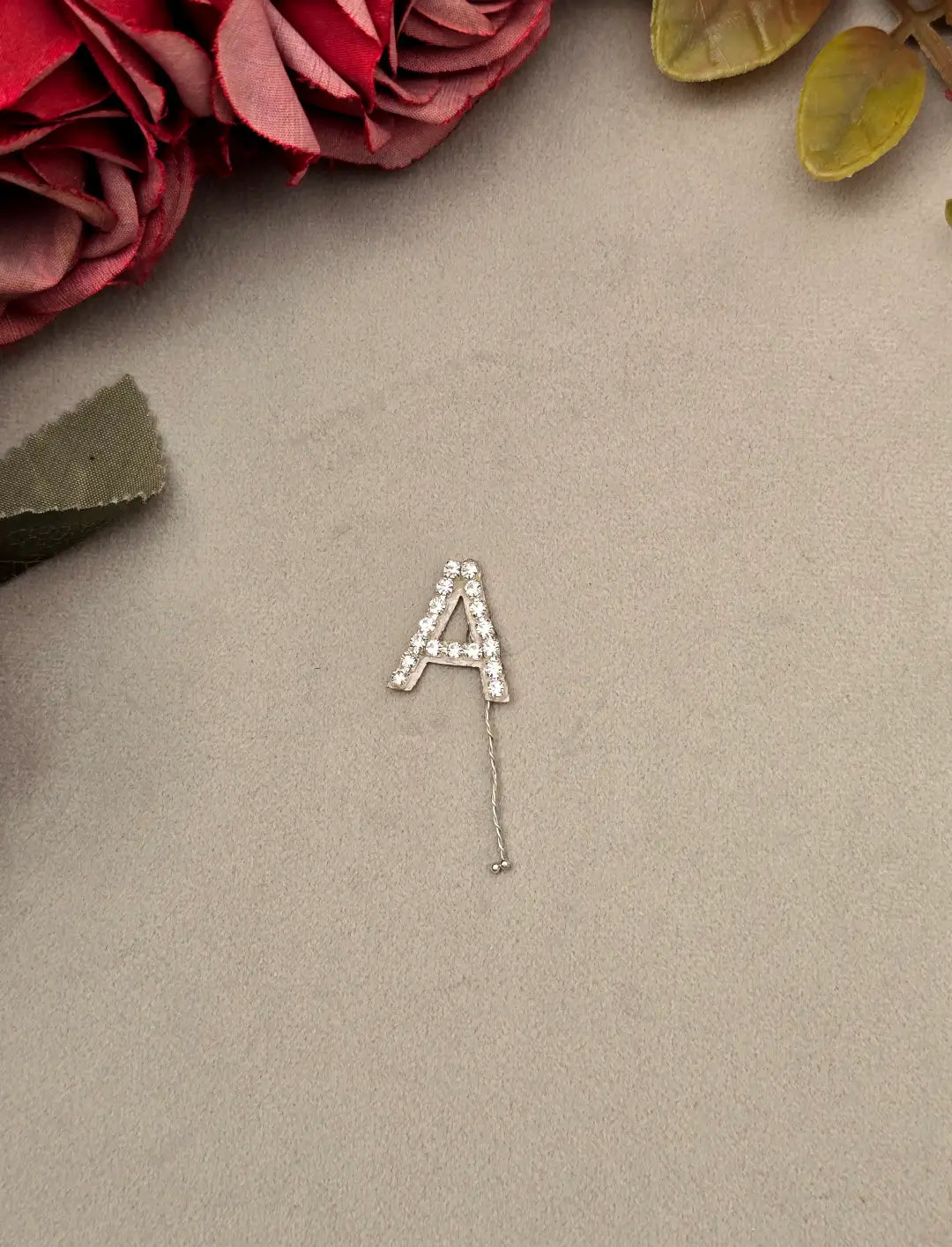 Rhinestone Alphabet Hair Pins