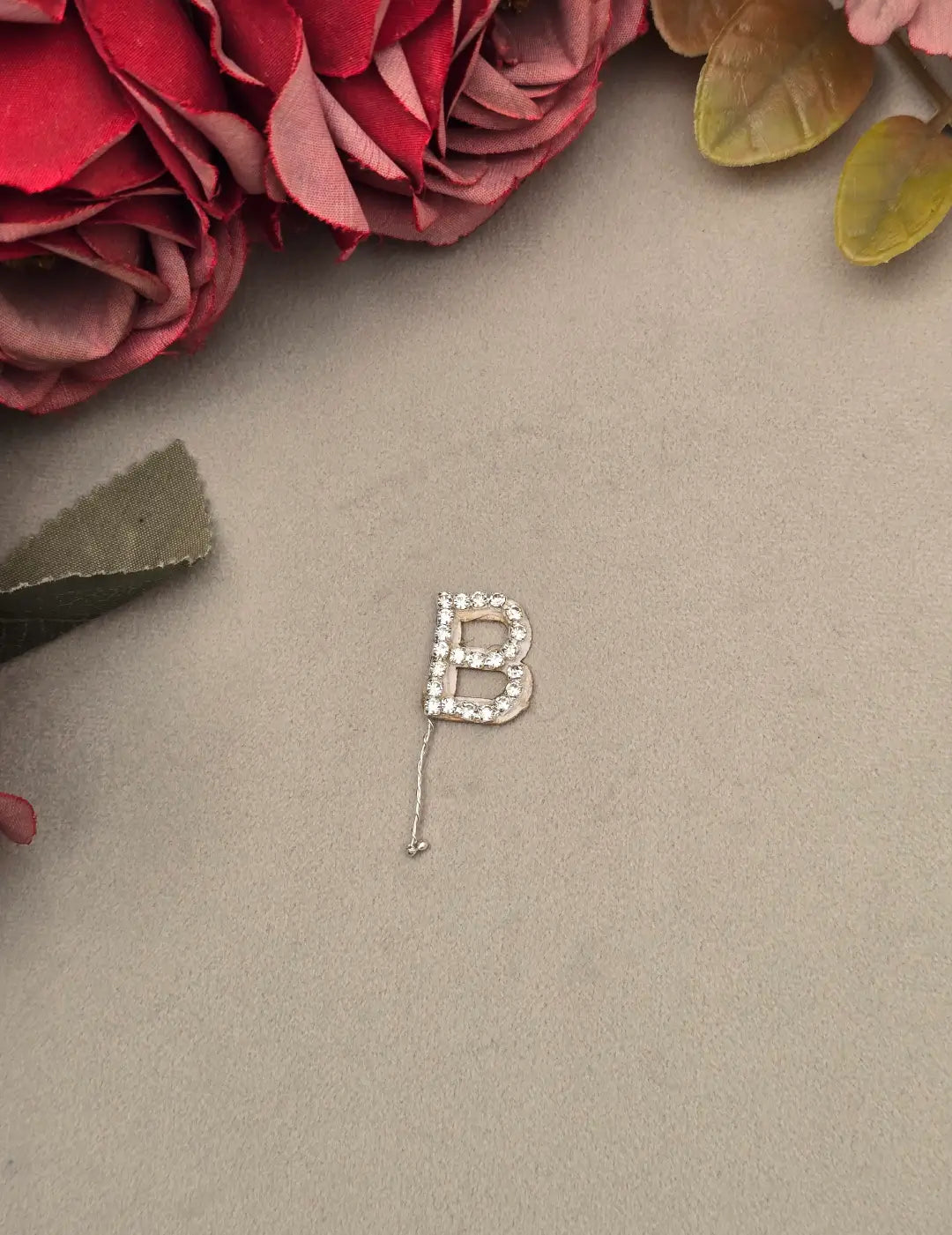 Rhinestone Alphabet Hair Pins