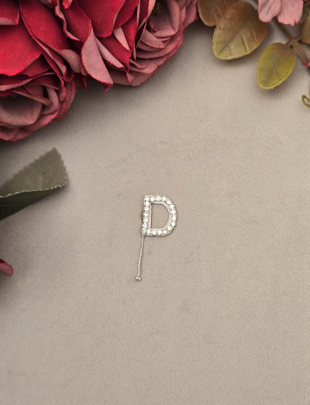 Rhinestone Alphabet Hair Pins