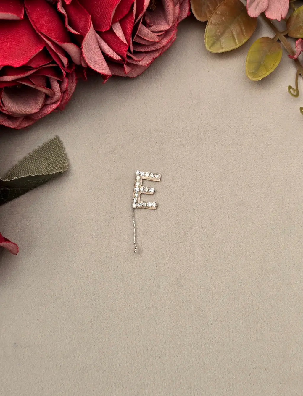 Rhinestone Alphabet Hair Pins