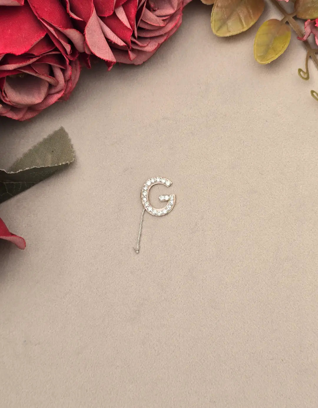 Rhinestone Alphabet Hair Pins