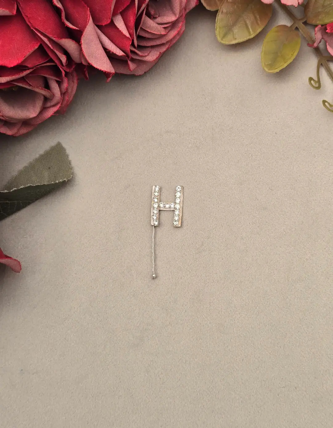 Rhinestone Alphabet Hair Pins