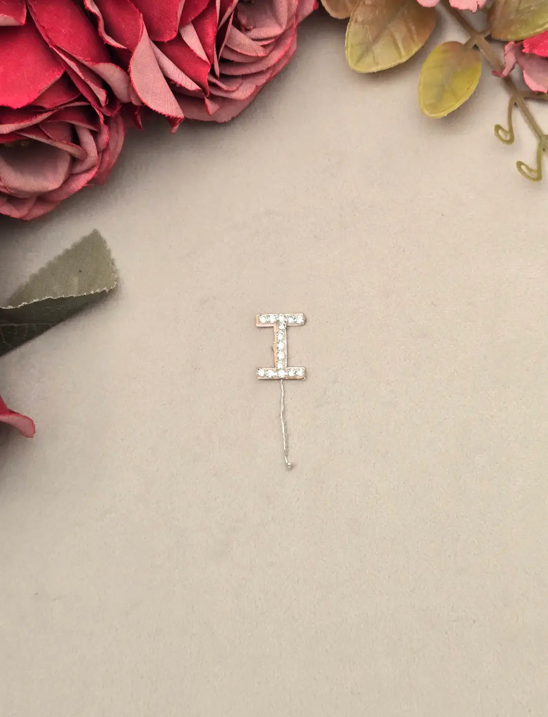 Rhinestone Alphabet Hair Pins