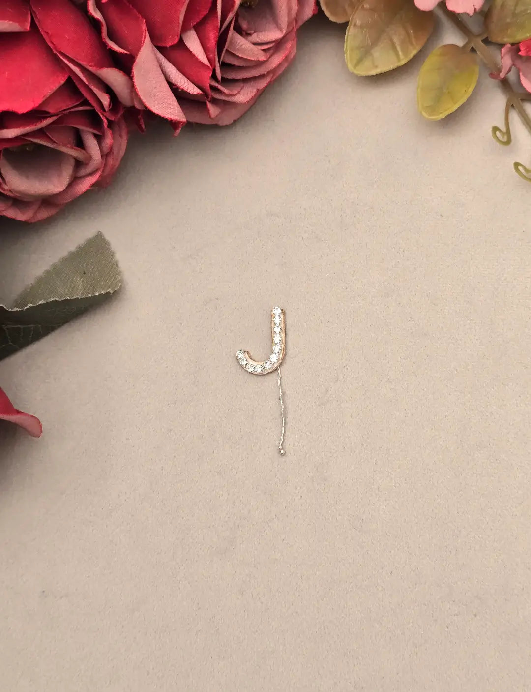 Rhinestone Alphabet Hair Pins