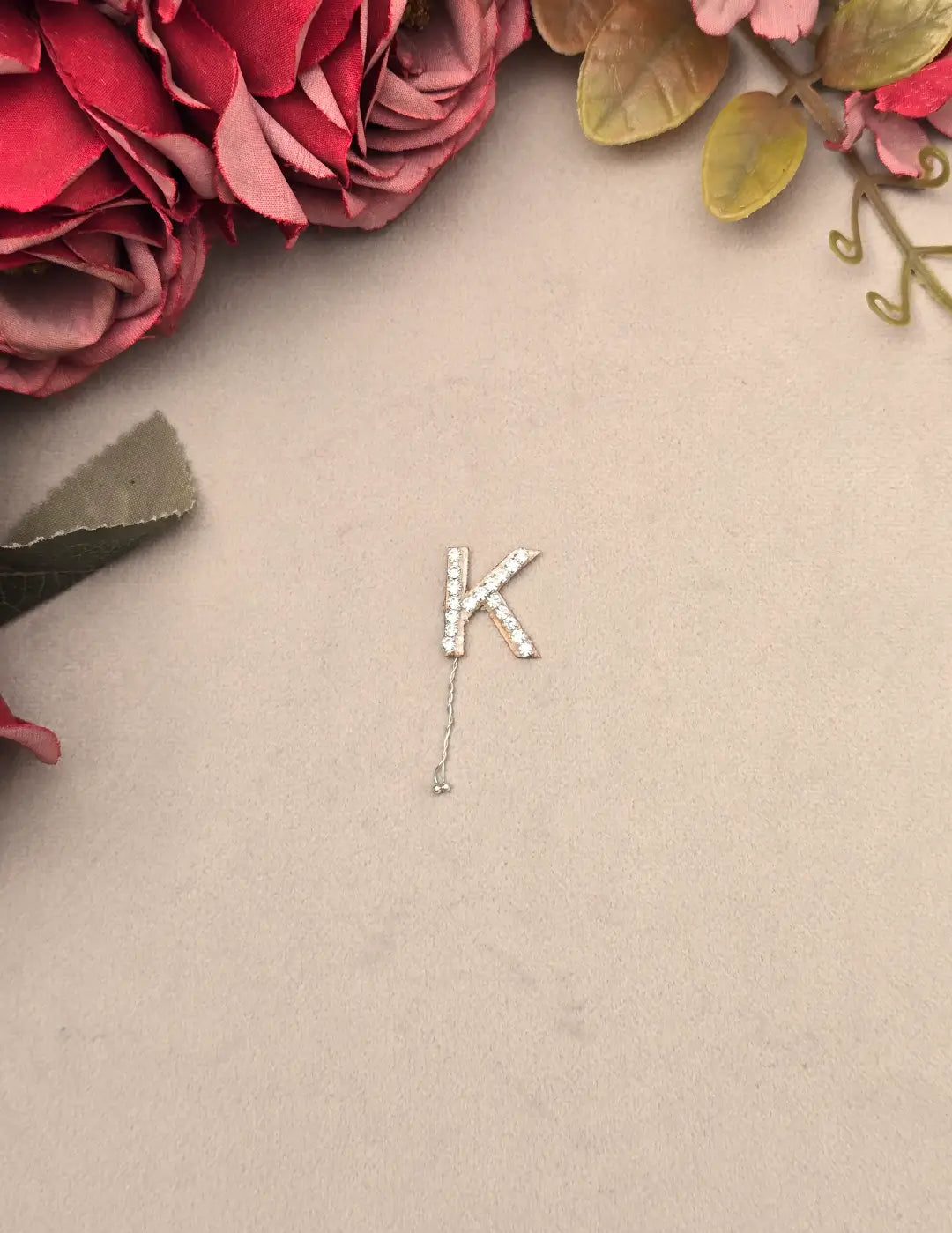 Rhinestone Alphabet Hair Pins