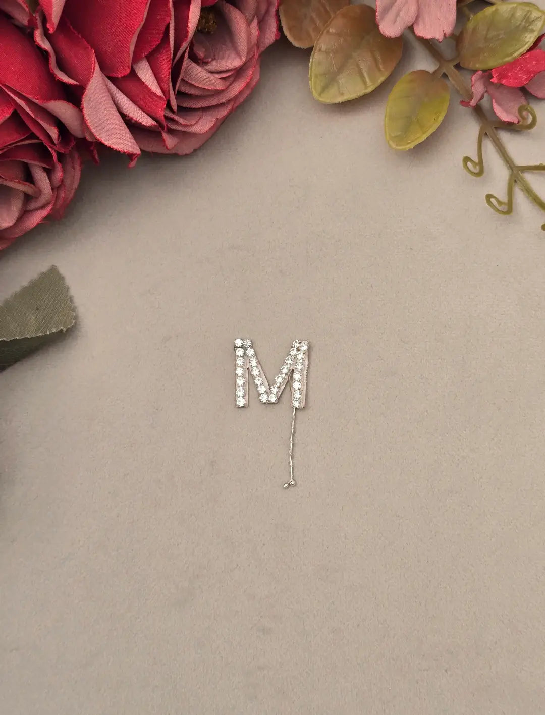 Rhinestone Alphabet Hair Pins
