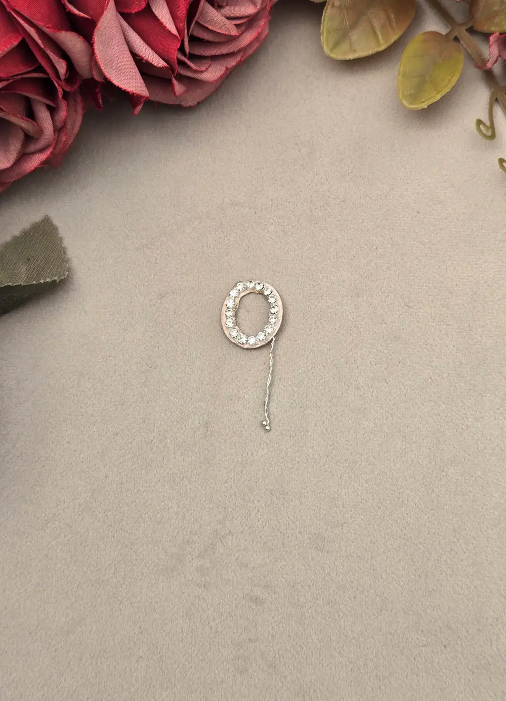 Rhinestone Alphabet Hair Pins