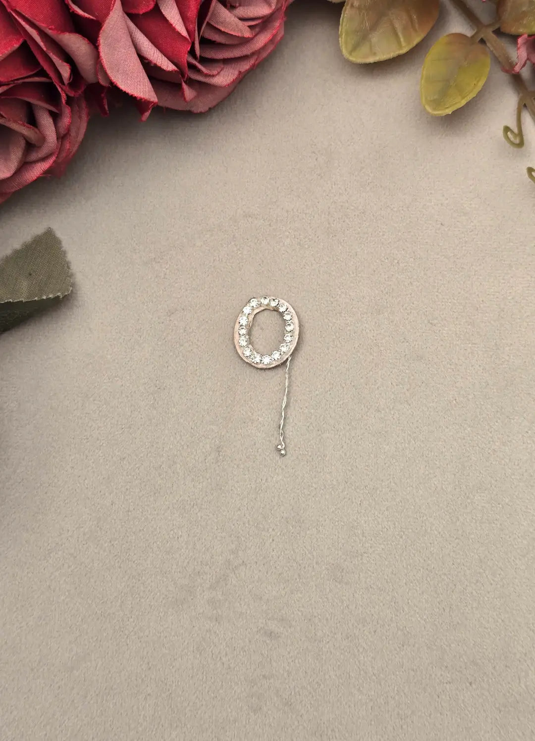 Rhinestone Alphabet Hair Pins