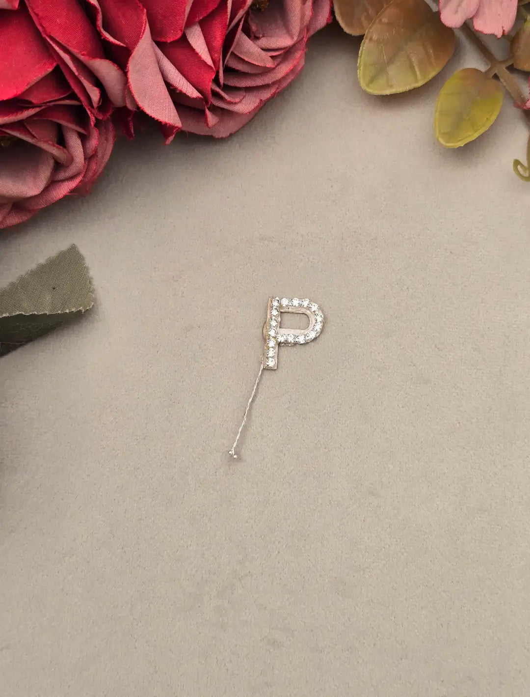 Rhinestone Alphabet Hair Pins