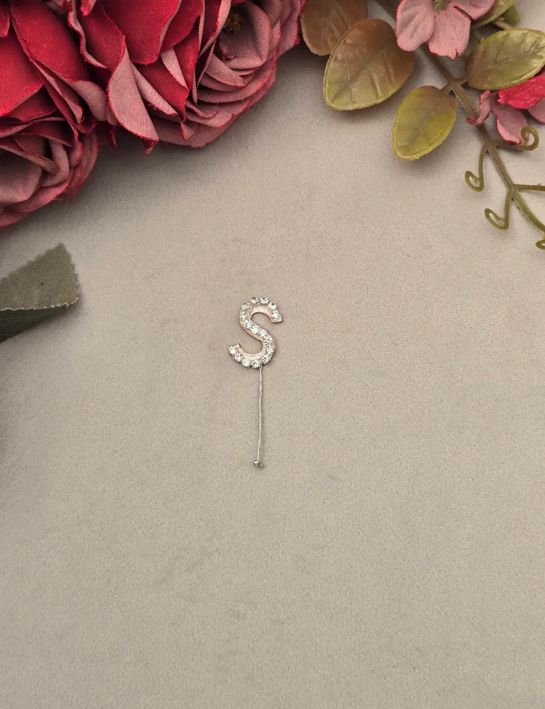 Rhinestone Alphabet Hair Pins