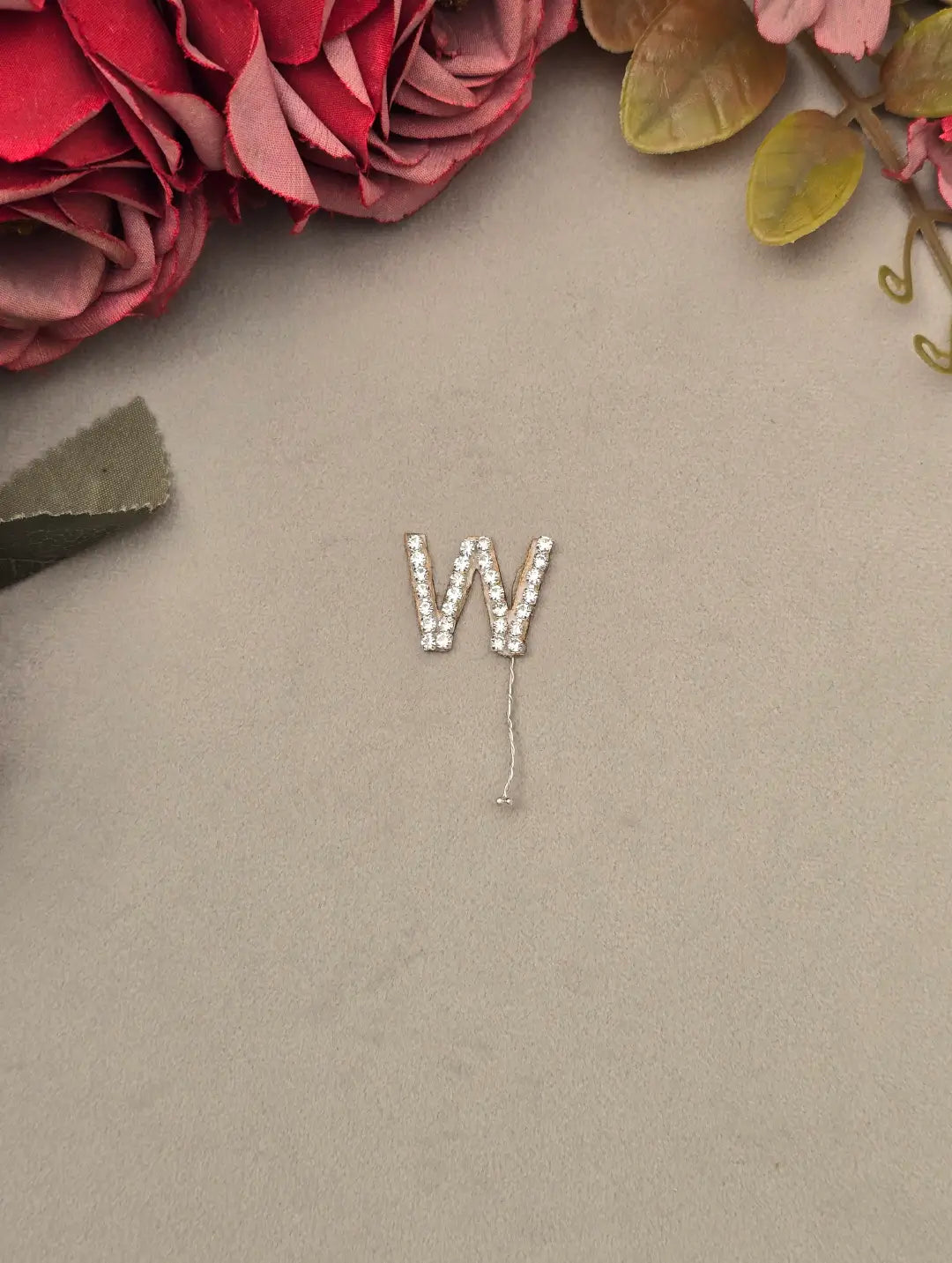 Rhinestone Alphabet Hair Pins
