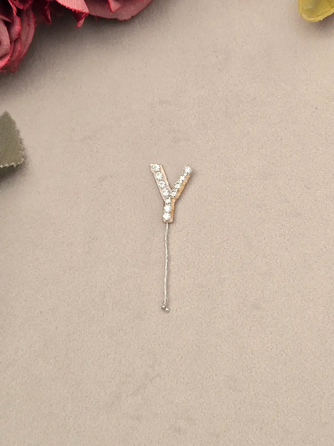 Rhinestone Alphabet Hair Pins